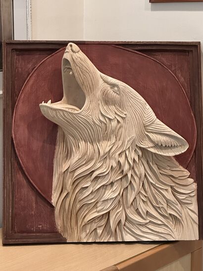 Wolf - a Sculpture & Installation Artowrk by Ntsalam